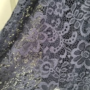 Navy lace dress